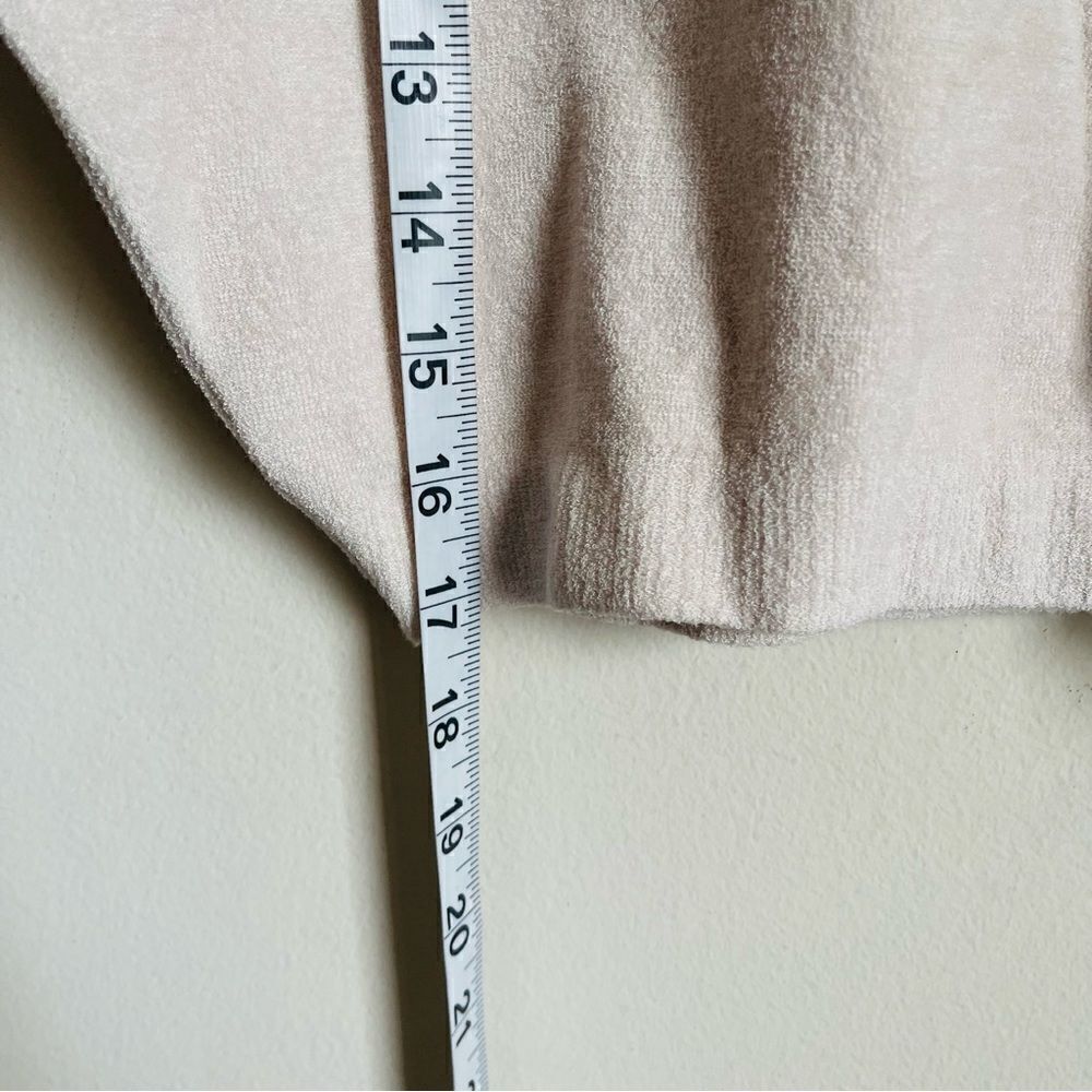 GOOD AMERICAN Terry Crop Tee in Bone Size 3/4 (L/XL) - Picture 9 of 9